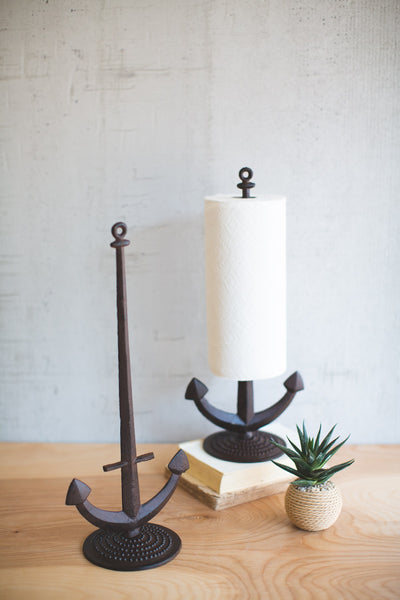 Cast Iron Anchor Paper Towel Holder