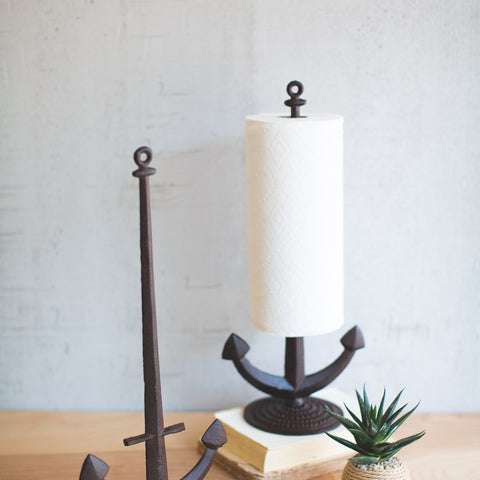 Cast Iron Anchor Paper Towel Holder