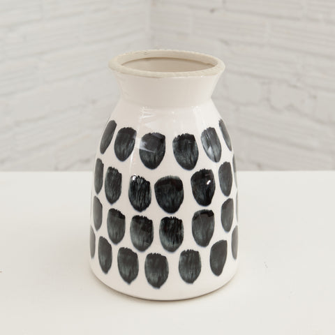Brushstroke Milk Jug Vase