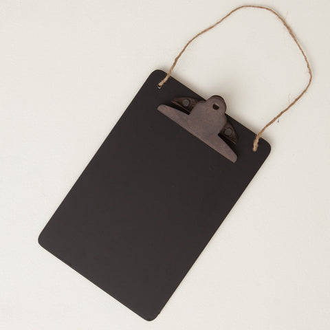 Black Hanging Clip Board