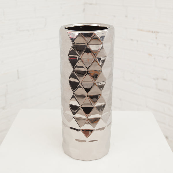 Silver Architect Vase