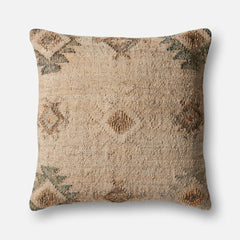 Magnolia Home Oversized Beige/Silver Pillow