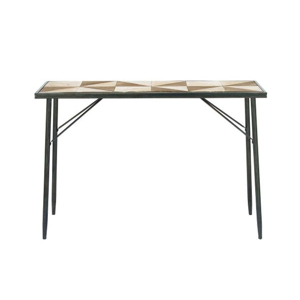 Two Tone Wood Console Table